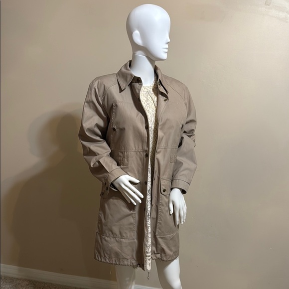 London Fog Women's Tan Trench Coat - Picture 1 of 4